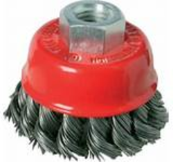 BROSSE METTALIQUE INOX Ø 100